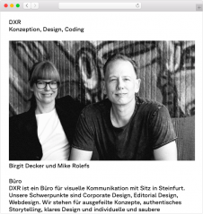 A small website by DXR from Germany.